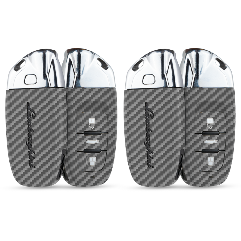 Carbon Fibre Grey Key-1 + Key-2