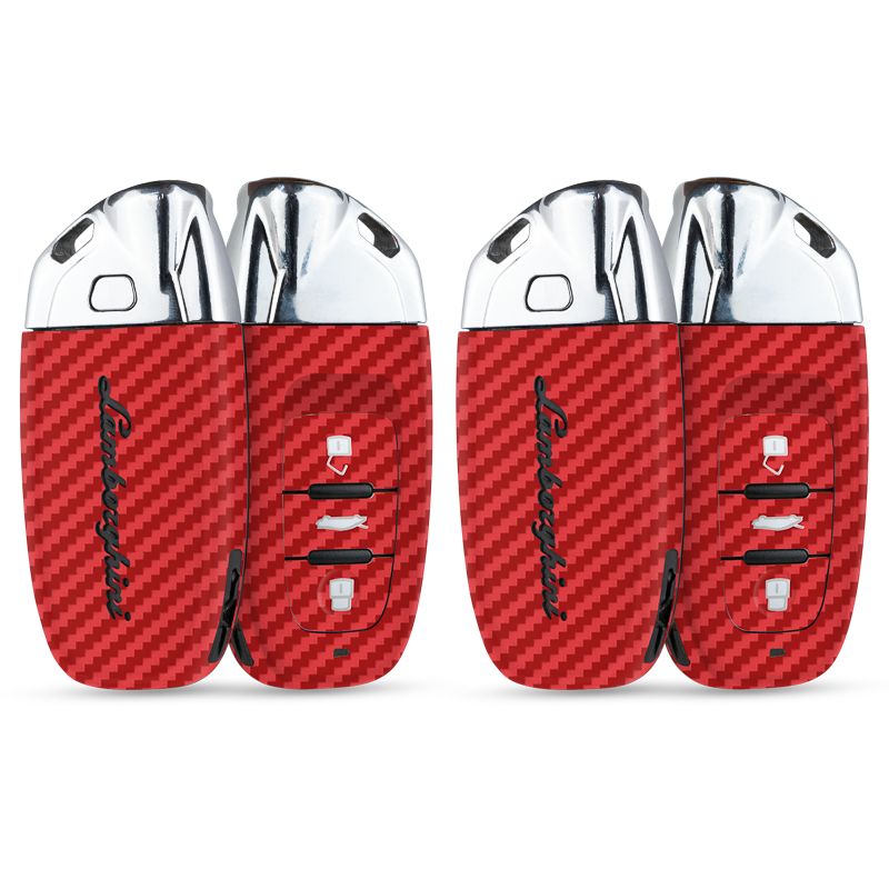 Carbon Fibre Red Key-1 + Key-2