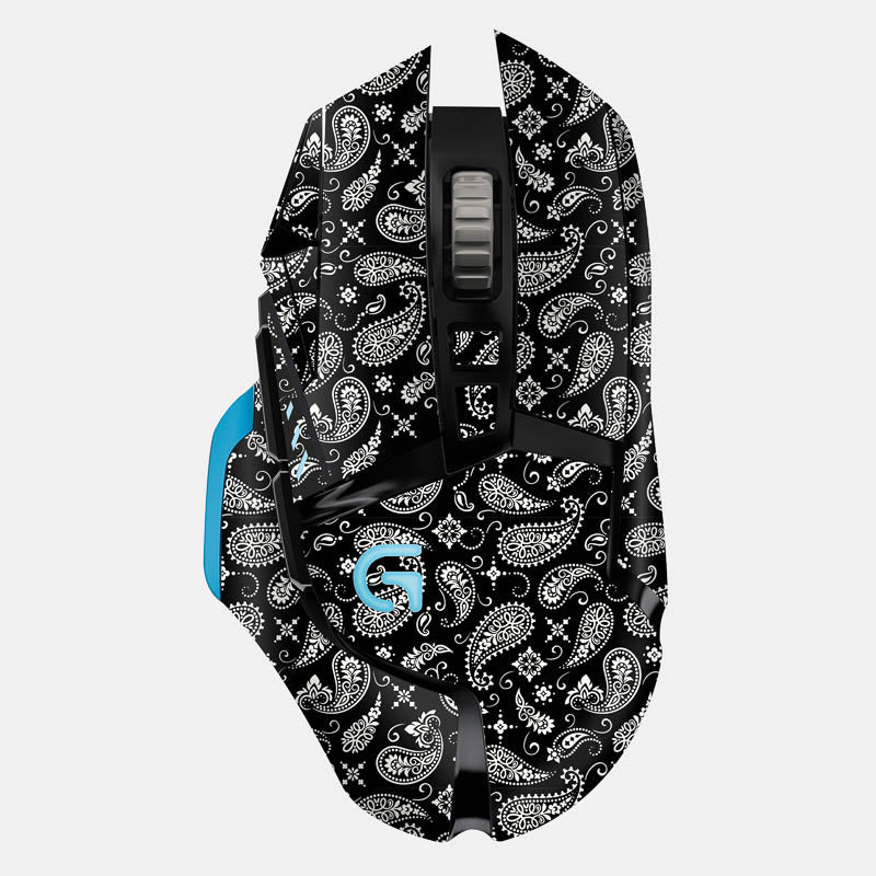 Black Paisley Full Body