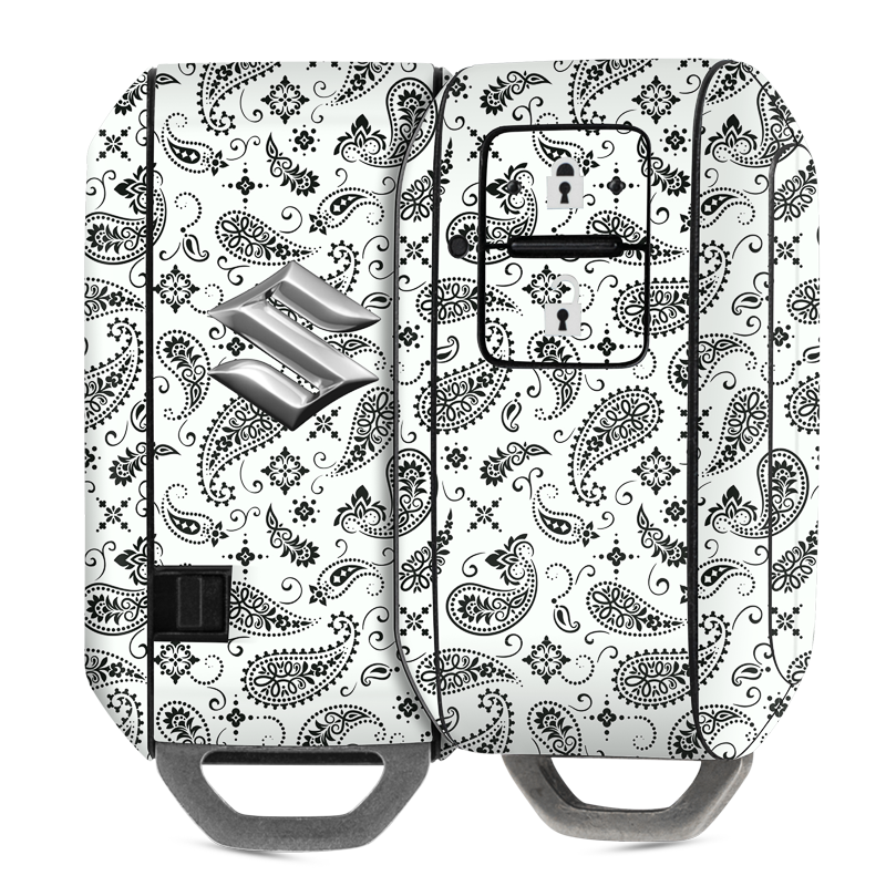 White Paisley Key-1