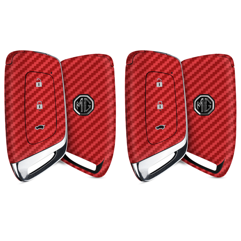 Carbon Fibre Red Key-1 + Key-2