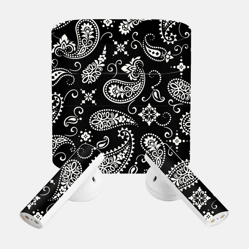 Black Paisley Full Body