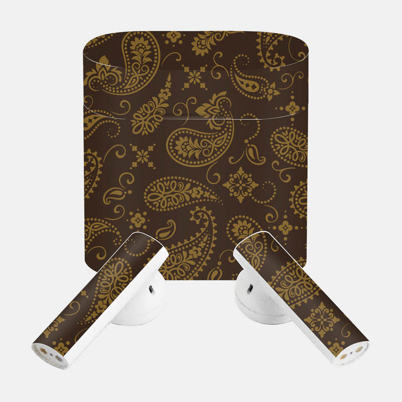 Brown Paisley Full Body