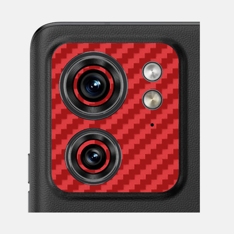 Carbon Fibre Red Pack of 2