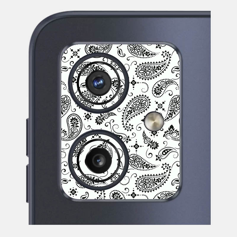 White Paisley Pack of 2