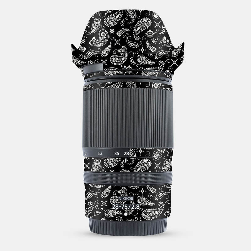 Black Paisley Full Body