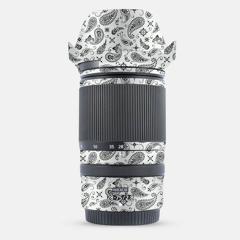 White Paisley Full Body