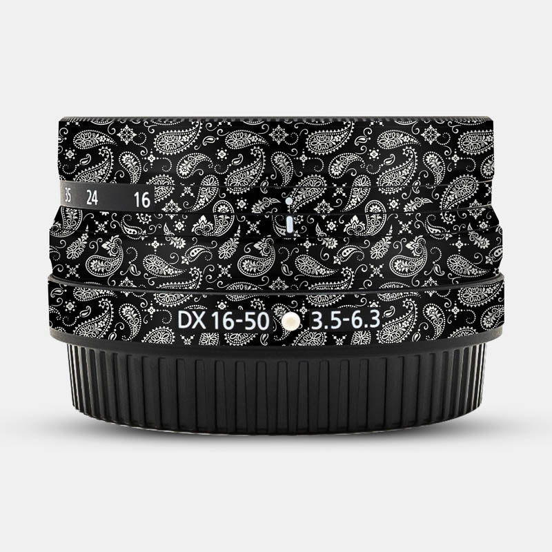 Black Paisley Full Body