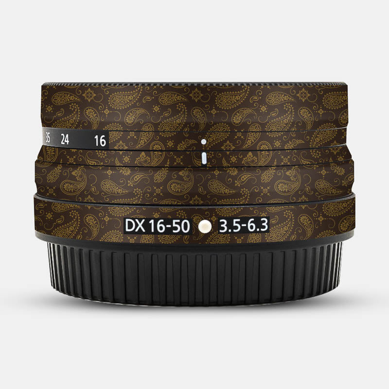 Brown Paisley Full Body