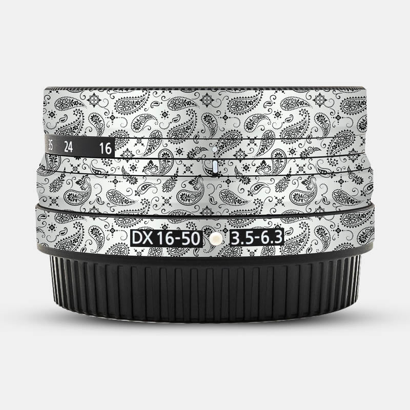 White Paisley Full Body