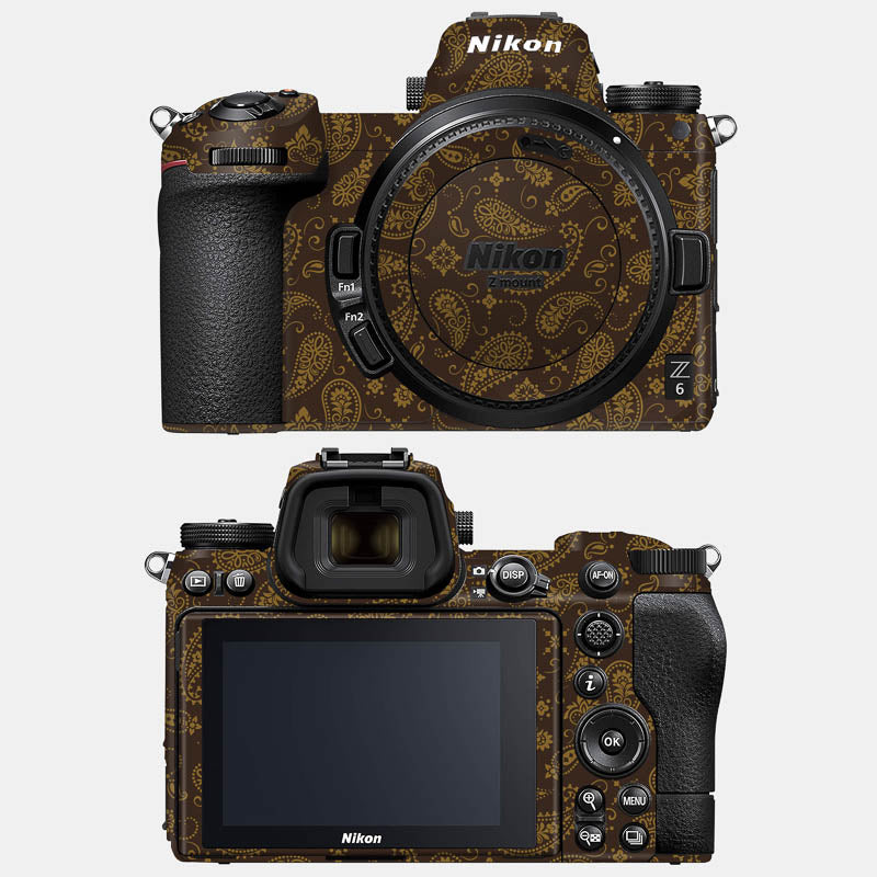 Brown Paisley Full Body