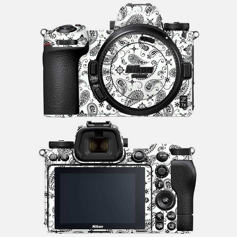 White Paisley Full Body