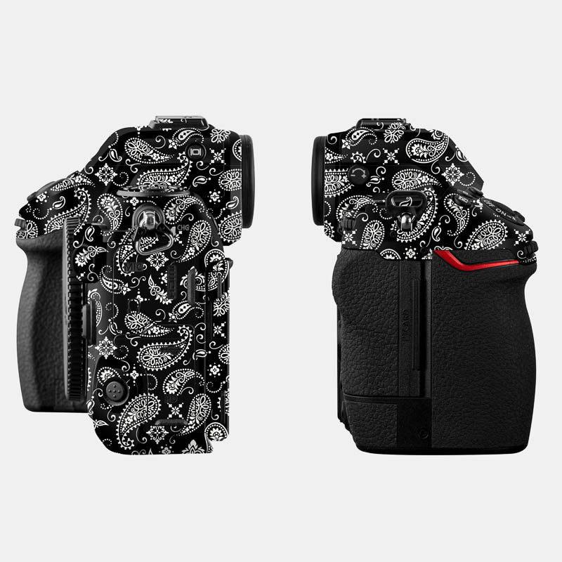 Black Paisley Full Body