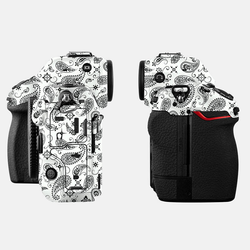 White Paisley Full Body