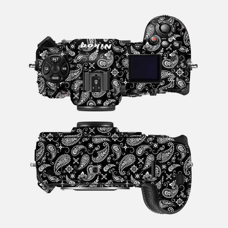 Black Paisley Full Body