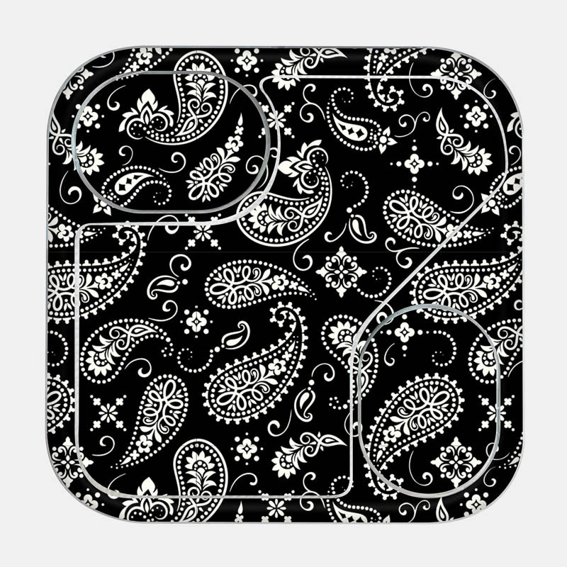 Black Paisley Full Body