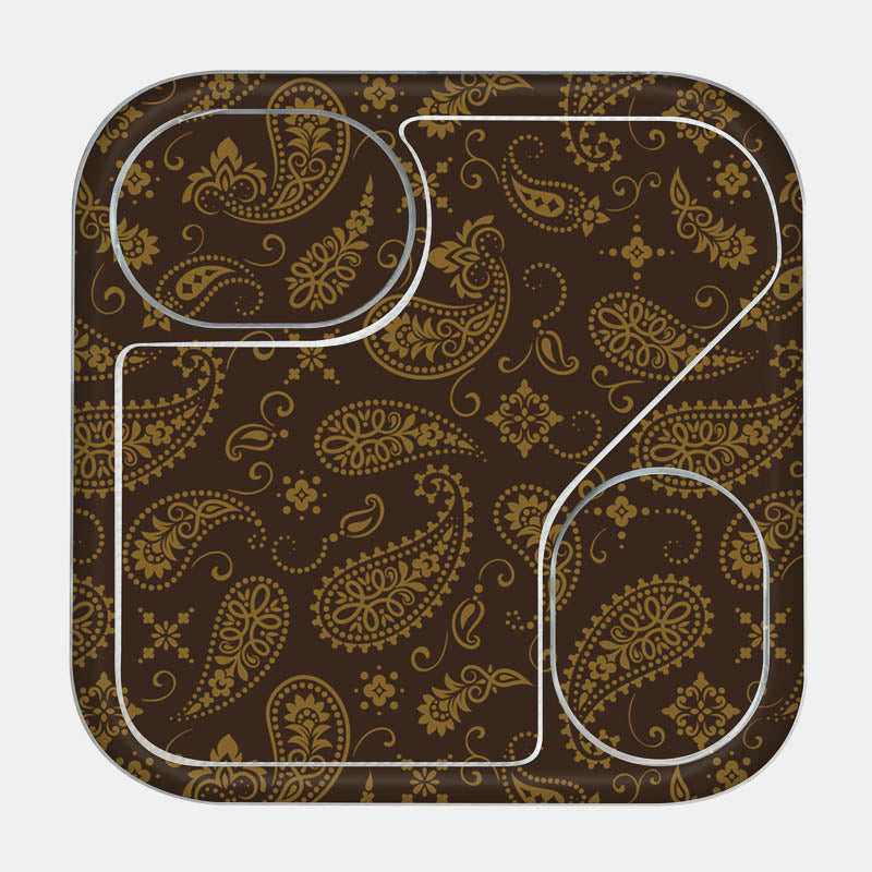 Brown Paisley Full Body