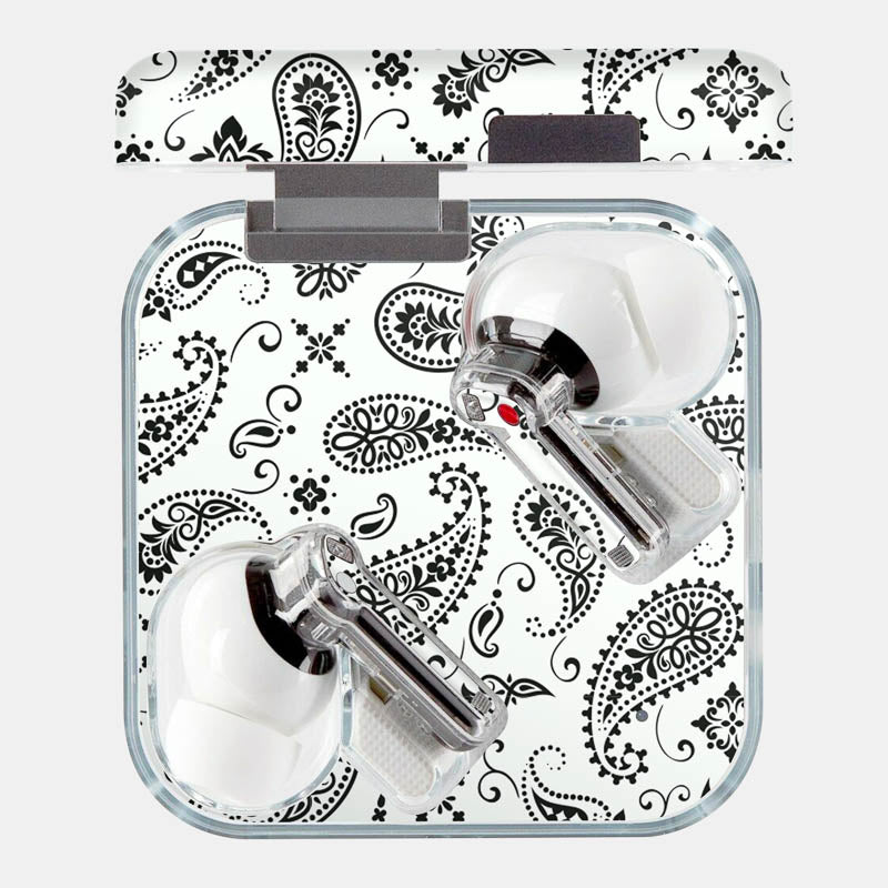 White Paisley Full Body