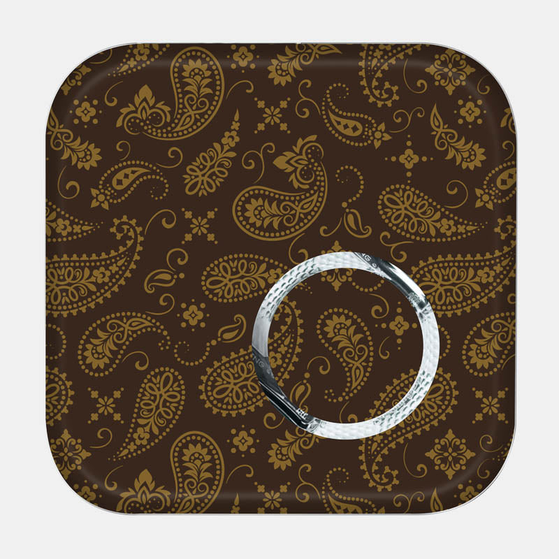 Brown Paisley Full Body