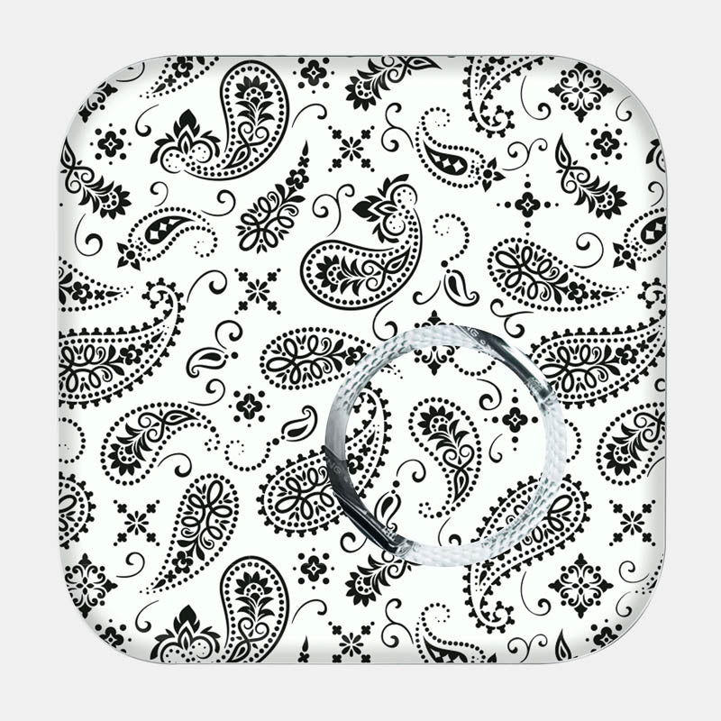 White Paisley Full Body