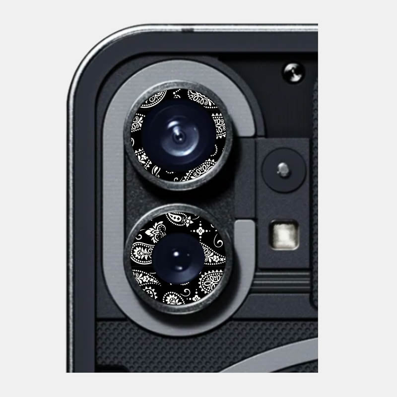 Black Paisley Pack of 2