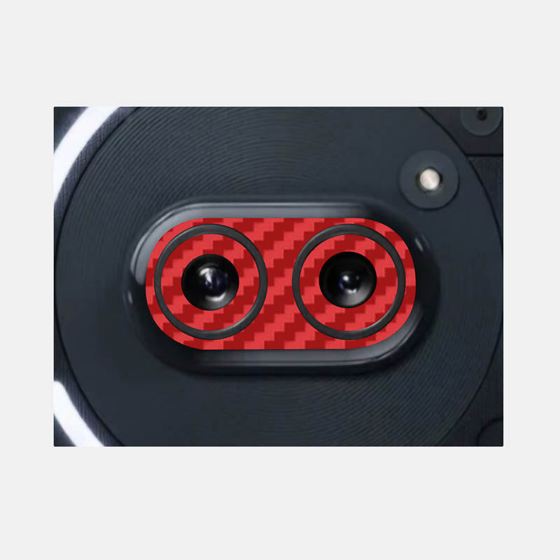 Carbon Fibre Red Pack of 2