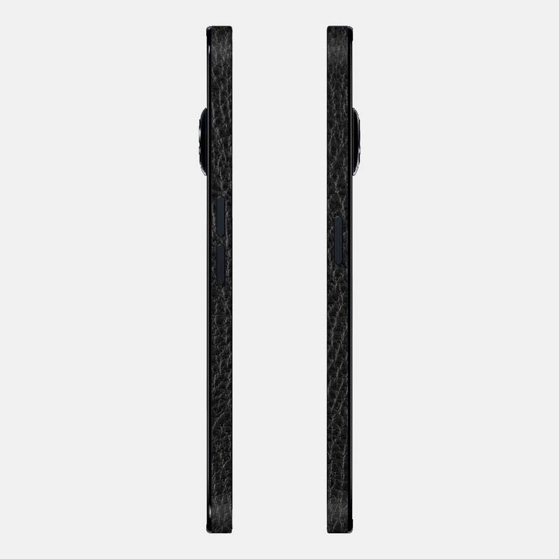 black leather Glass Back