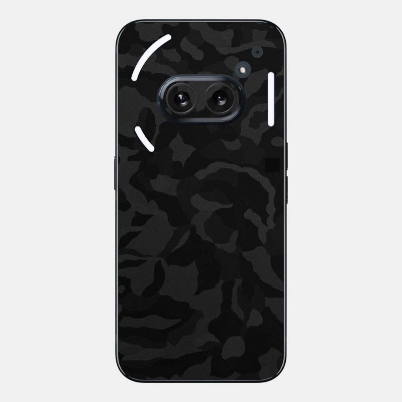 black camo Glass Back
