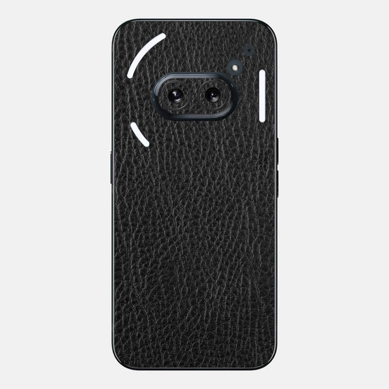 black leather Glass Back