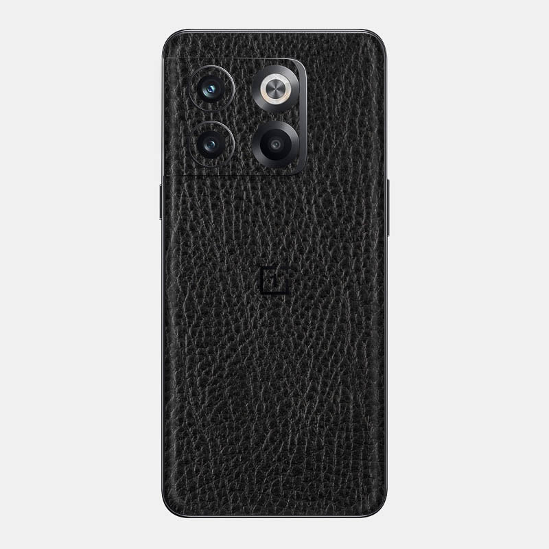 Black Leather Glass Back