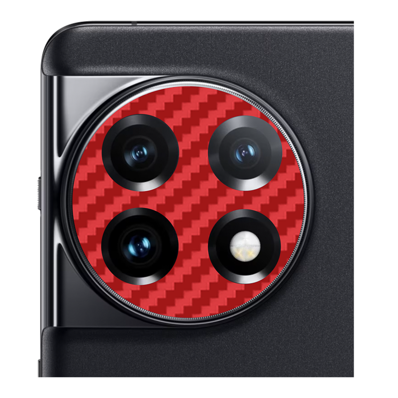 Carbon Fibre Red Pack of 2