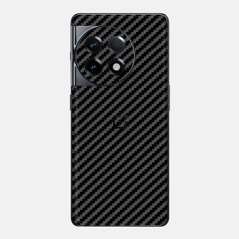 Carbon Fibre Black Glass Back