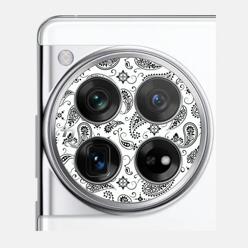 White Paisley Pack of 2