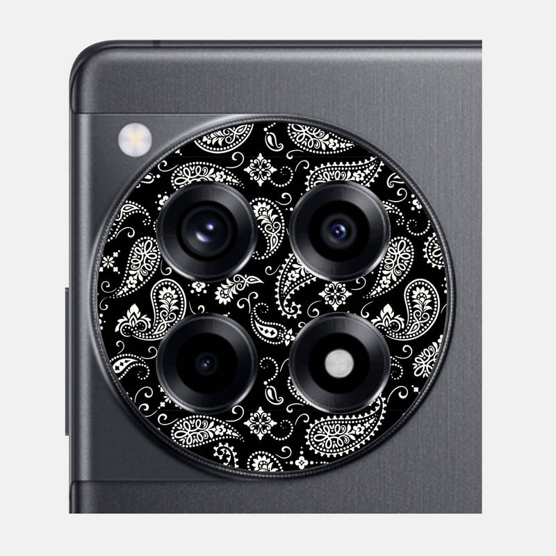 Black Paisley Pack of 2