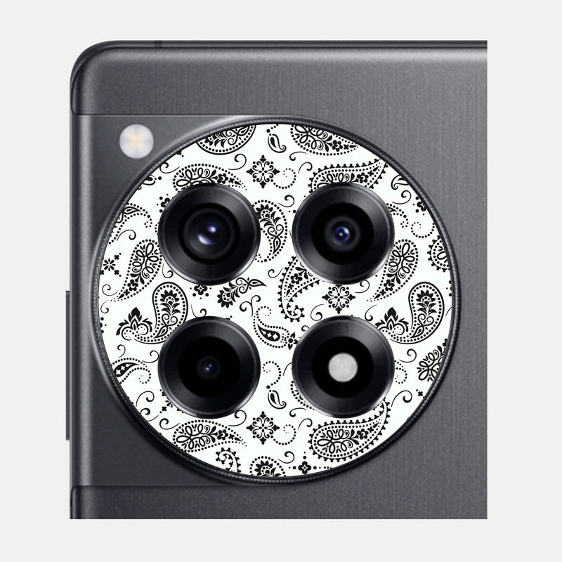 White Paisley Pack of 2