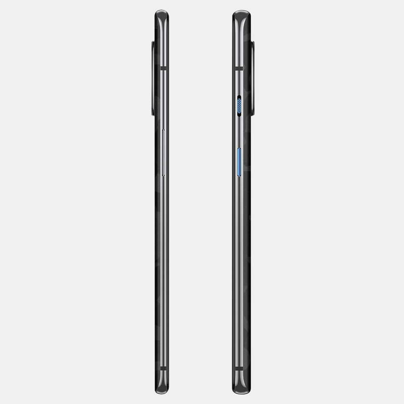 Black Camo Glass Back