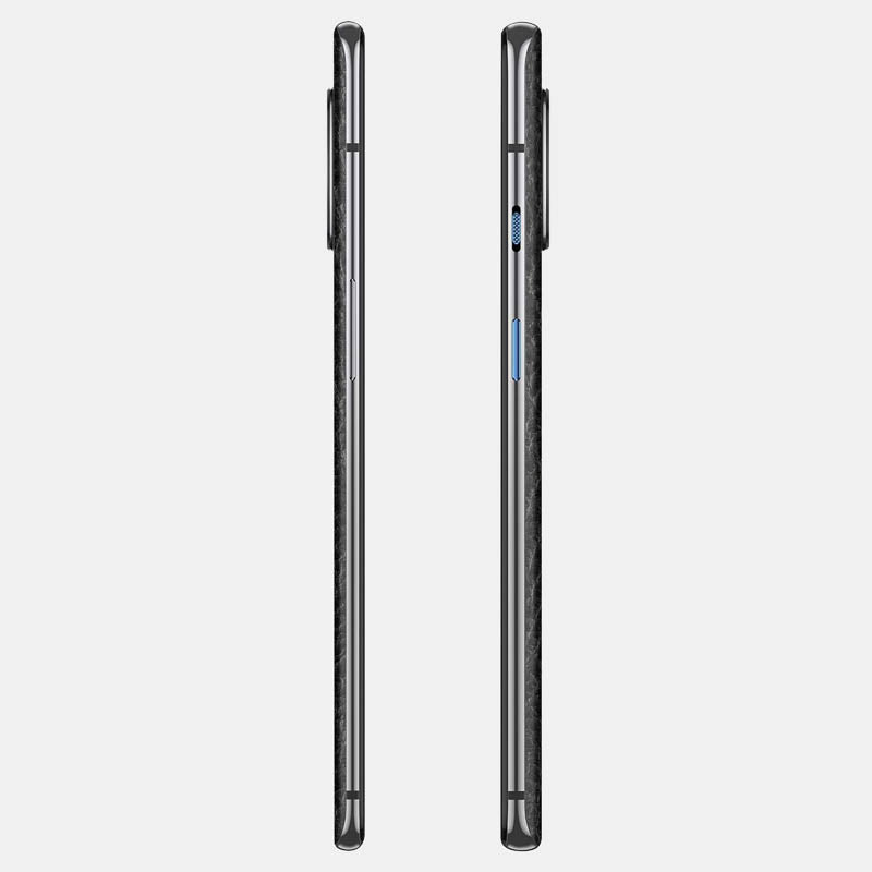 Black Leather Glass Back