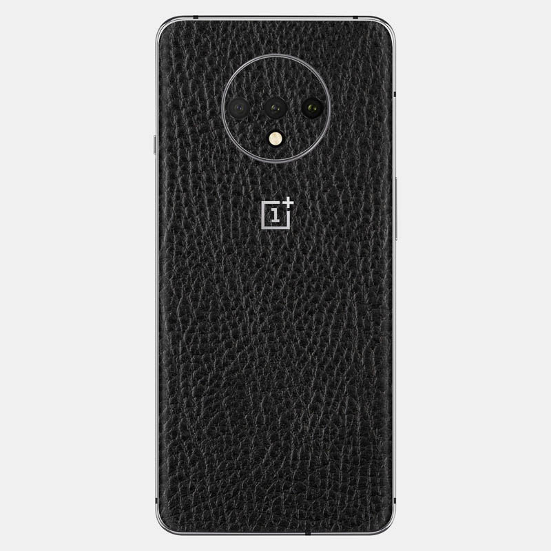 Black Leather Glass Back