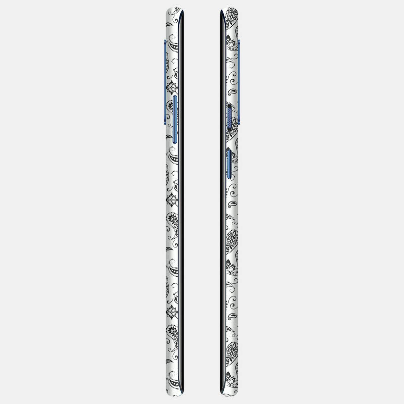 White Paisley Full Back