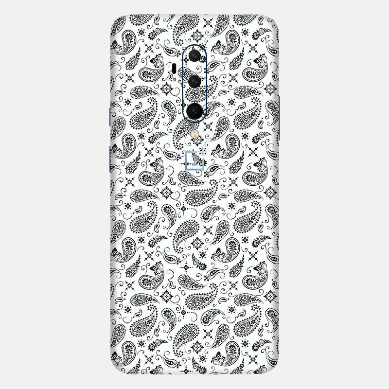 White Paisley Full Back