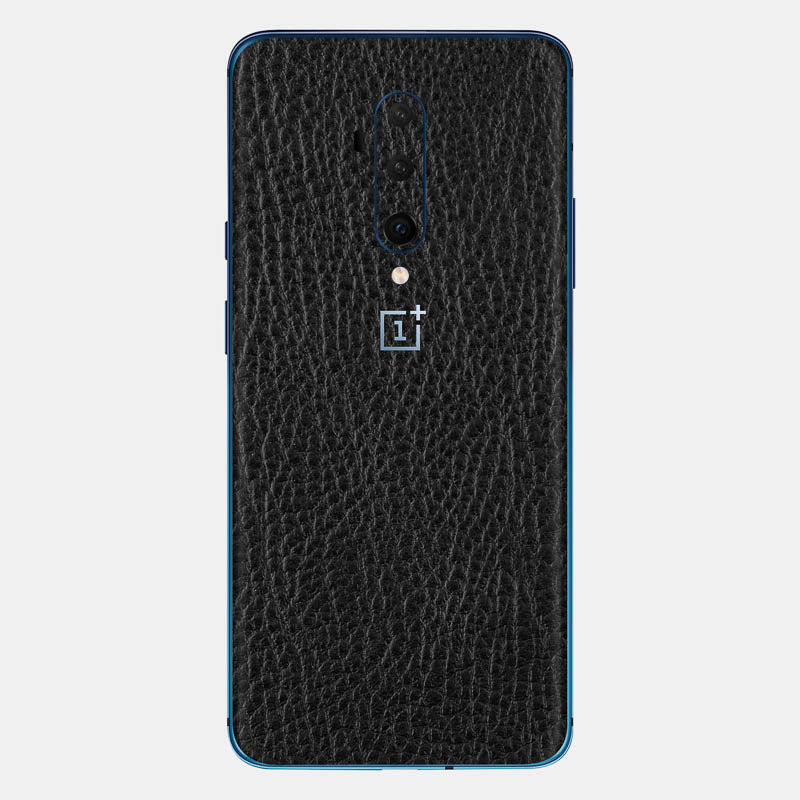 Black Leather Glass Back