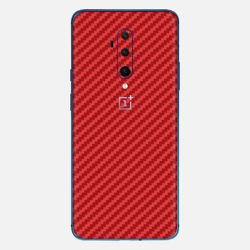 Carbon Fibre Red Glass Back