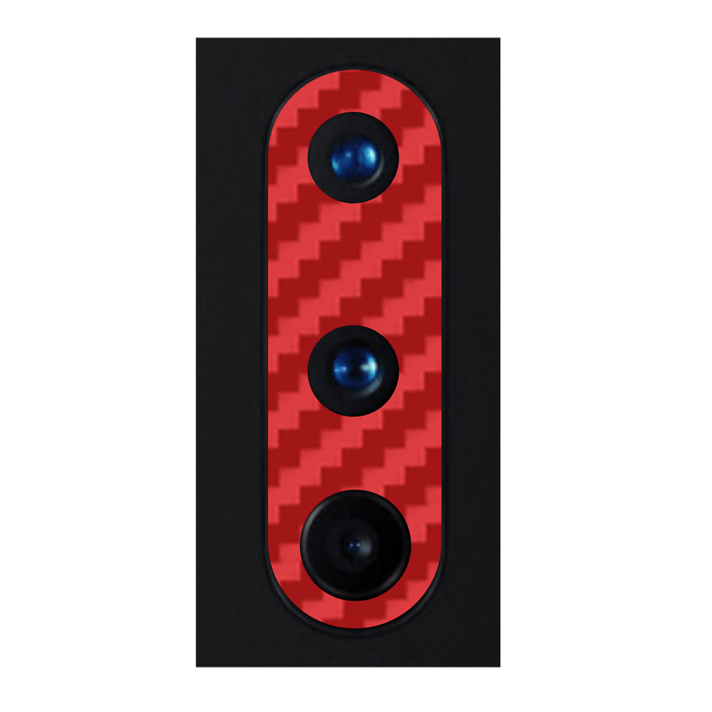 Carbon Fibre Red Pack of 2