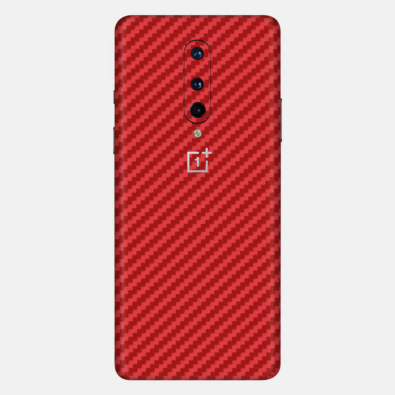 Carbon Fibre Red Full Back