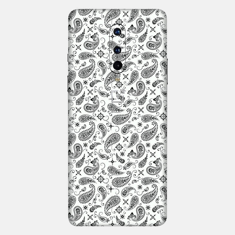White Paisley Full Back