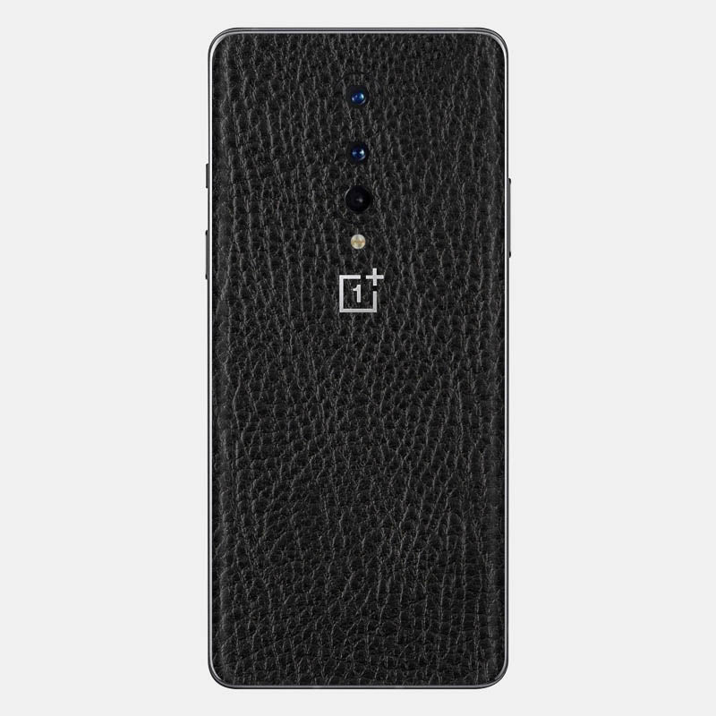 Black Leather Glass Back