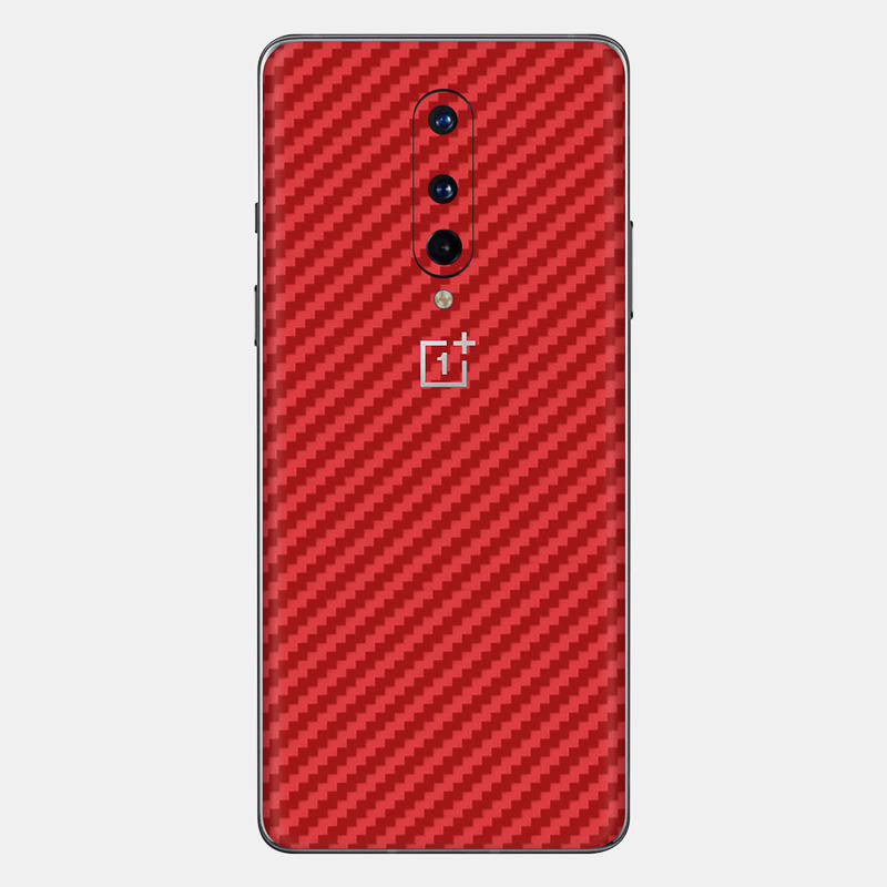 Carbon Fibre Red Glass Back