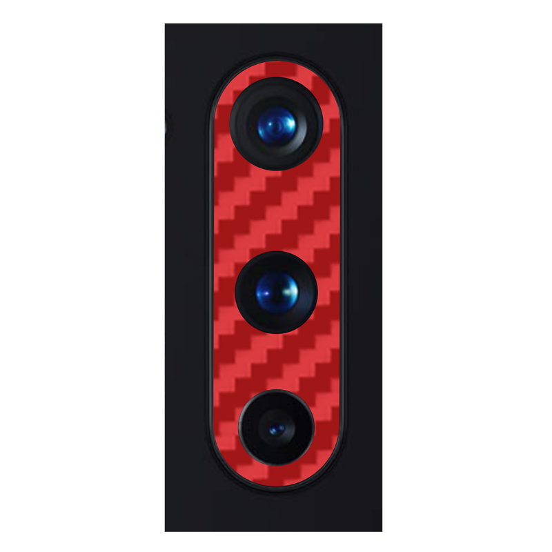 Carbon Fibre Red Pack of 2