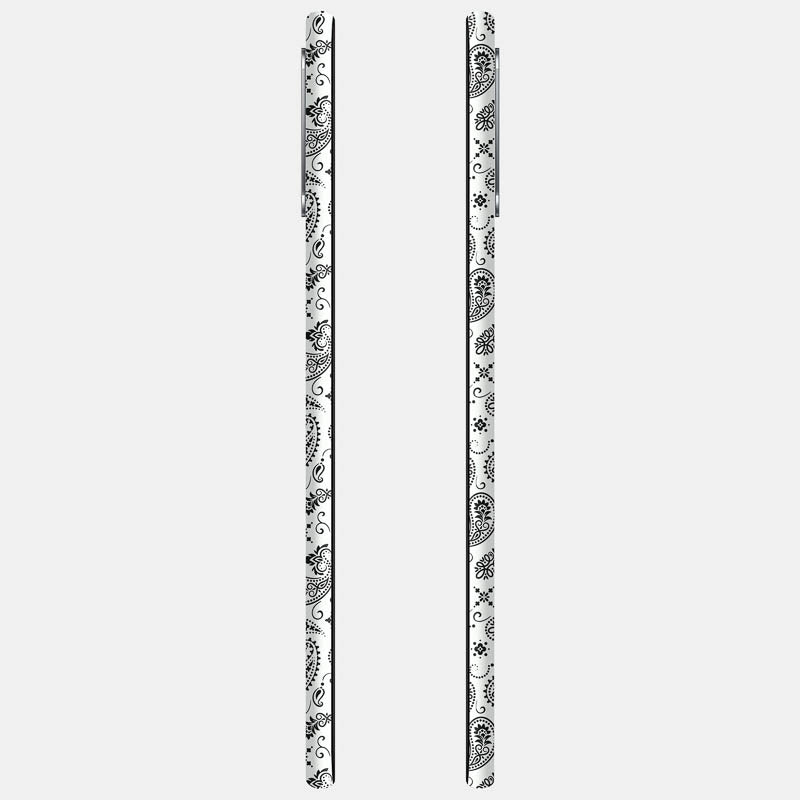 White Paisley Full Back