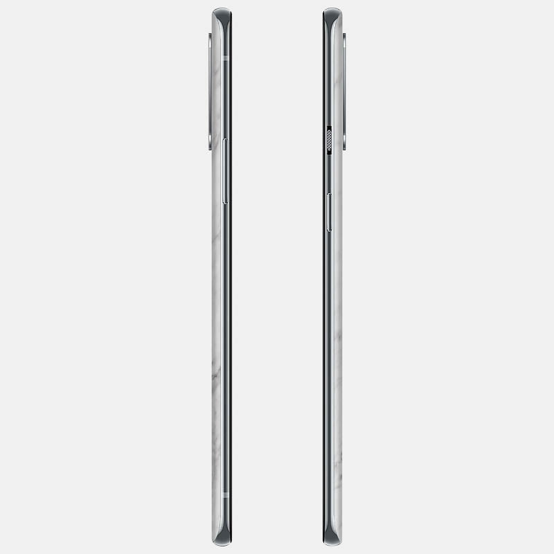 White Marble Glass Back